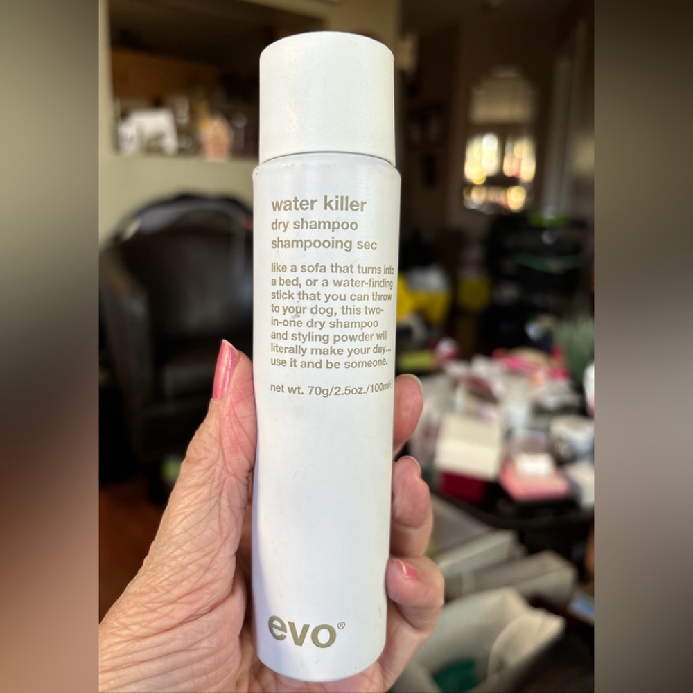 Evo Water Killer Dry Shampoo 100ml New!